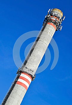 Smoke stack of the power station