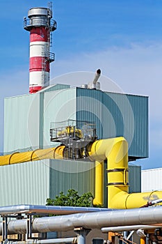 Smoke stack of the power station