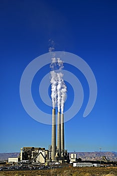 Smoke Stacks & Power Plant