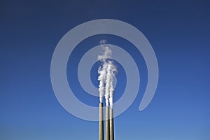 Smoke Stacks & Power Plant