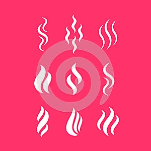 Smoke vector icon