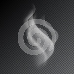 Smoke vectors on transparent background.