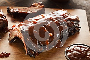 Smoked Barbecue Pork Spare Ribs