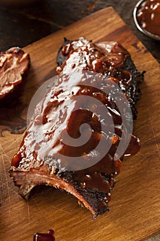 Smoked Barbecue Pork Spare Ribs