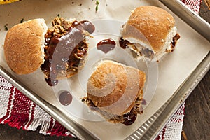 Smoked Barbecue Pulled Pork Sliders