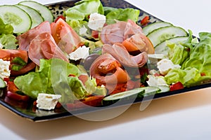 Smoked beef salad