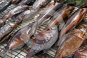 Smoked fish photo