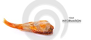 Smoked fish perch pattern