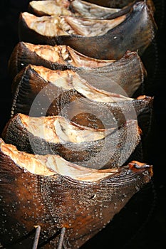 Smoked flatfish photo