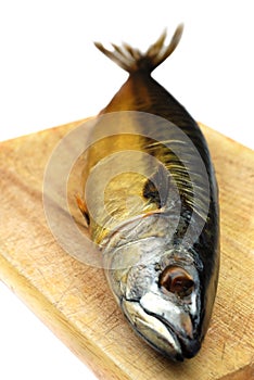 Smoked mackerel fish