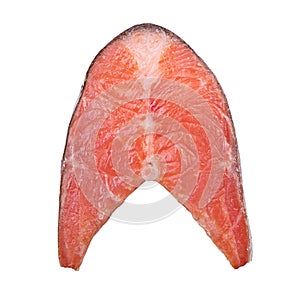 Smoked piece of salmon