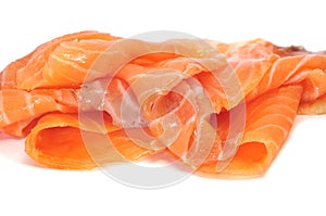 Smoked salmon photo