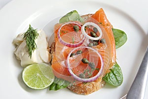 Smoked Salmon Appetizer