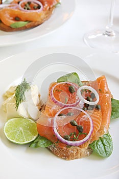 Smoked Salmon Appetizer