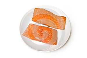 Smoked salmon fillets