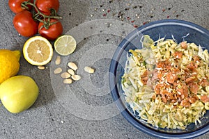 Smoked salmon salad