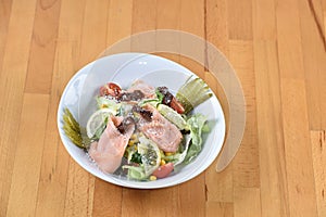 Smoked Salmon Salad
