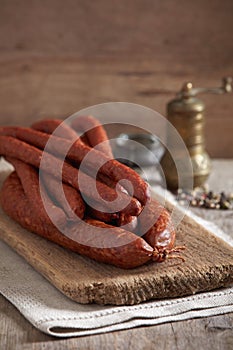 Smoked sausages