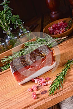 Smoked South Tyrolean bacon