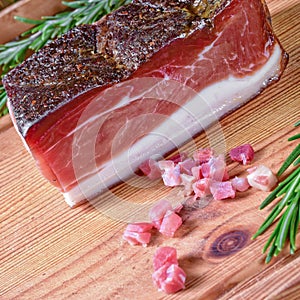 Smoked South Tyrolean bacon