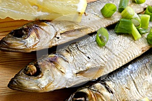 Smoked sprat-appetizing snack