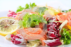 Smoked trout salad