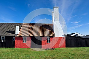 Smokehouse on Bornholm island