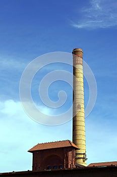 Smokestack in old gasworks