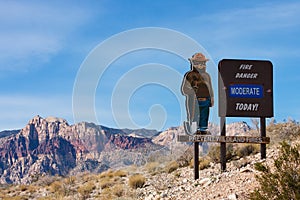 Smokey the Bear Forest Fire Warning