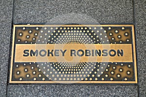 Smokey Robinson Plaque