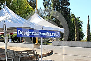 Smoking area