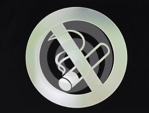 Smoking ban or smoking prohibited sign