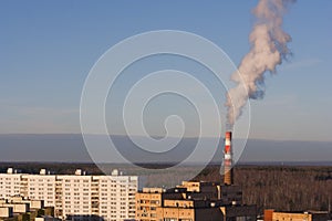 Smoking chimney