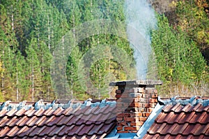 Smoking chimney