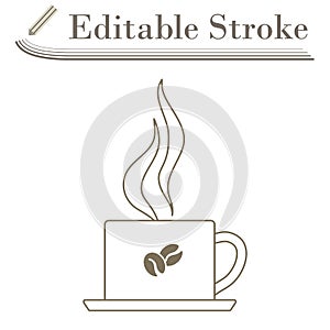 Smoking Cofee Cup Icon