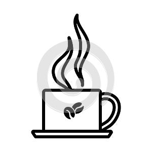 Smoking Cofee Cup Icon