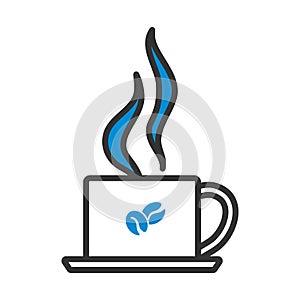 Smoking Cofee Cup Icon