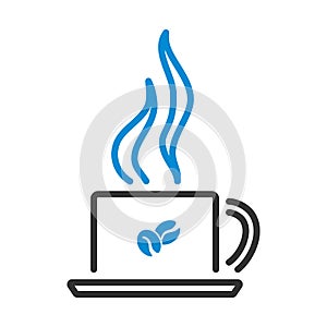 Smoking Cofee Cup Icon