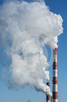 Smoking Factory Chimneys Pollution