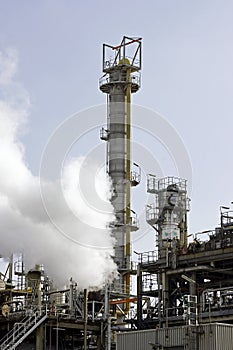 Smoking gasoline plant