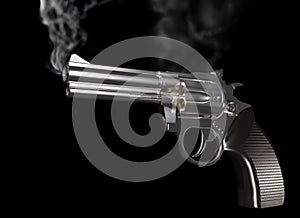 Smoking gun photo