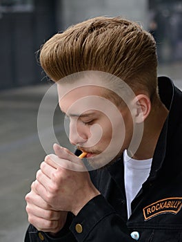 Smoking guy