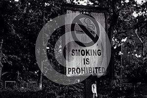 Smoking is prohibited