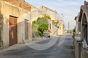 Smokvica town on Korcula island areal view, Croatia photo