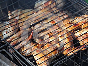 Smoky chicken wings