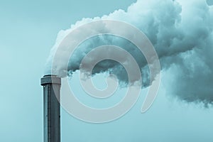 A smoky chimney stack