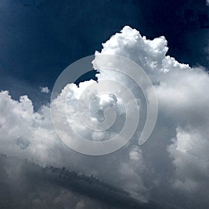 Smoky clouds dark white natural color mixture effects texture background wallpaper.