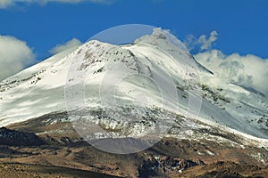 Smoky Guallatire volcano photo