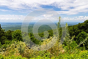 Smoky Mountain Foothills Parkway Scenic Overlook View