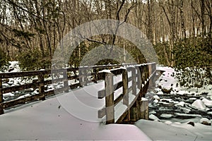 Smoky Mountains Kephart Prong Bridge photo